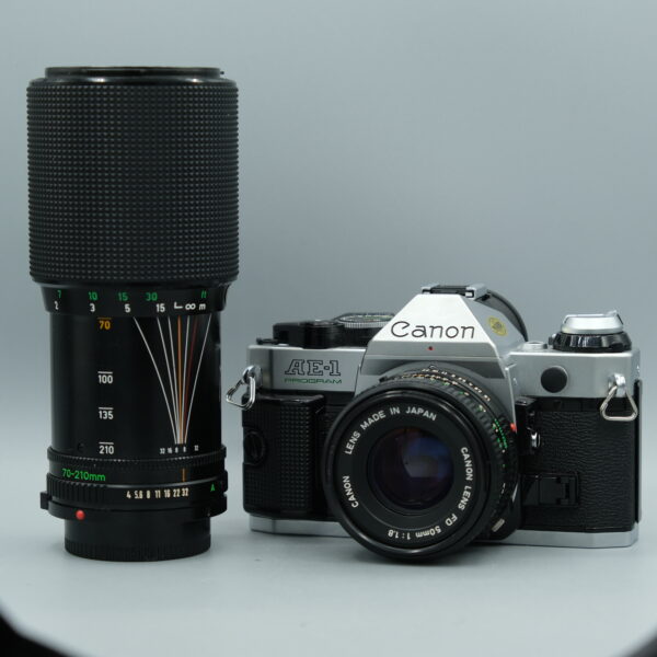 CANON AE1 PROGRAM + 1.8/50MM + 4/70-210MM
