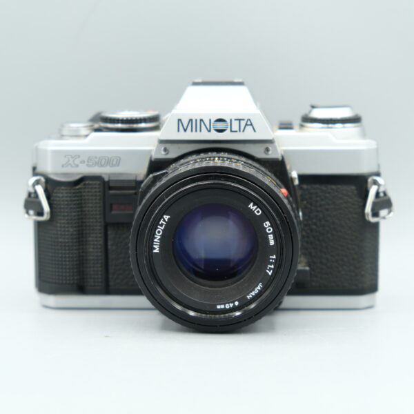 MINOLTA X500 CHROME + MD 1.7/50MM