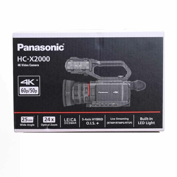 PANASONIC HC-X2000 CAMERA 4K (neuf) – Image 2