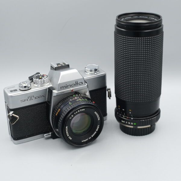 MINOLTA SRT 100X + 2/50MM + 5.6-6.7/100-300MM