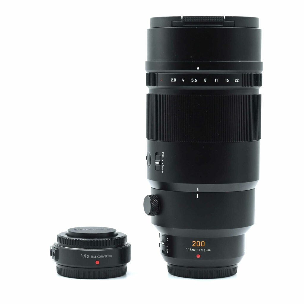 LUMIX LEICA 200mm f/2.8 DG ELMARIT POWER OIS + TC14 x1.4 TELECONVERTER